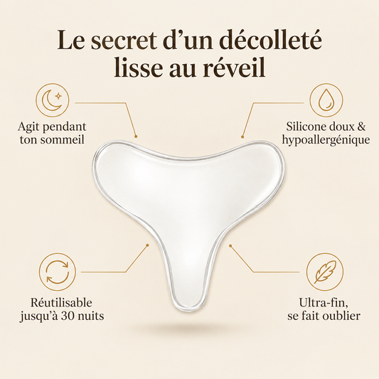 Bénéfices du patch silicone pour un décolleté lisse